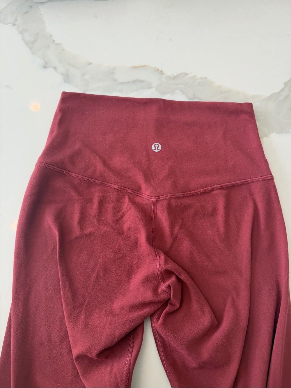 lululemon athletica womens’ Align Burgundy High-Rise Leggings 28”